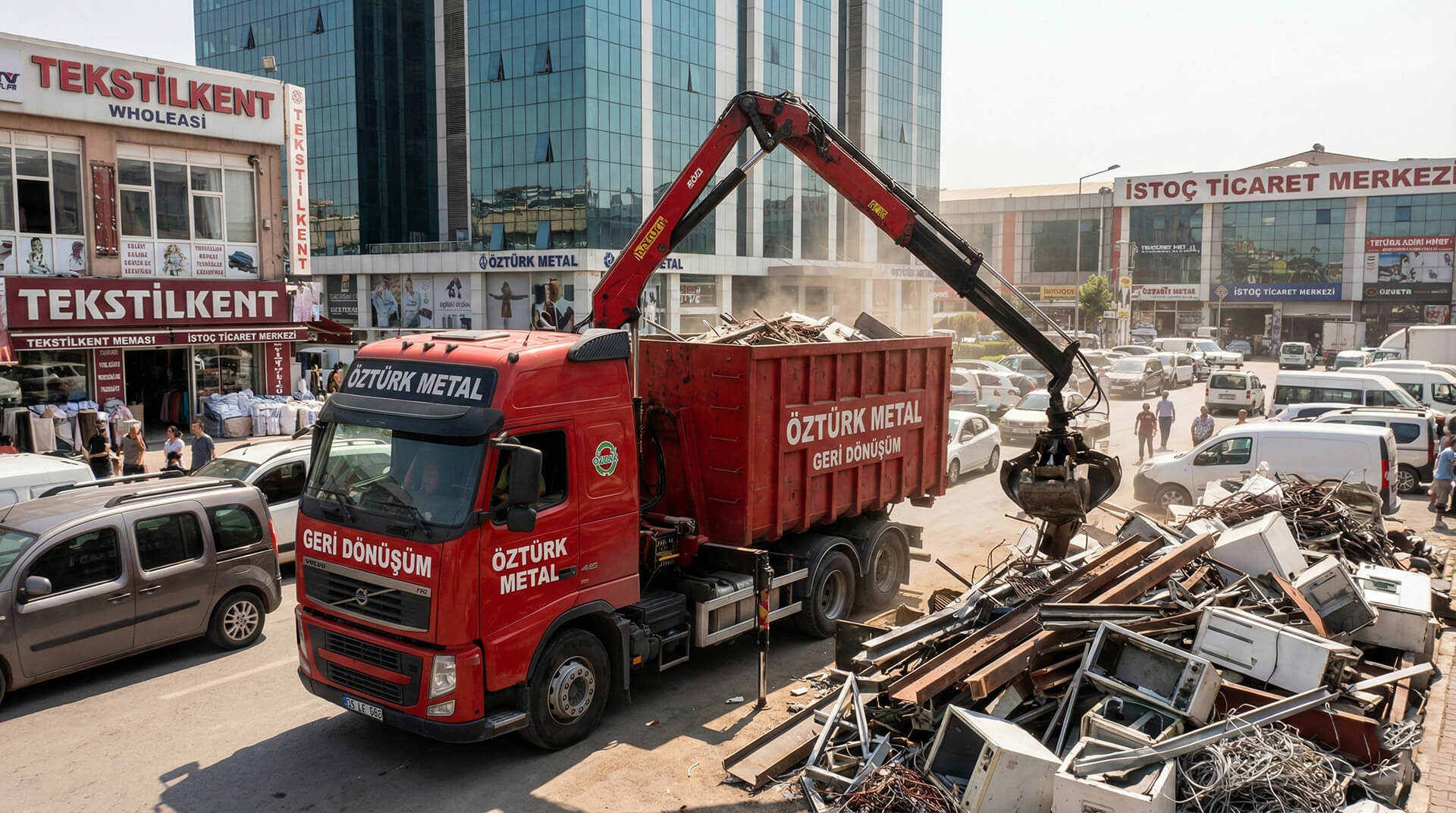 Bağcılar hurdacı firması Öztürk Metal İSTOÇ ve Tekstilkent hurda alım aracı