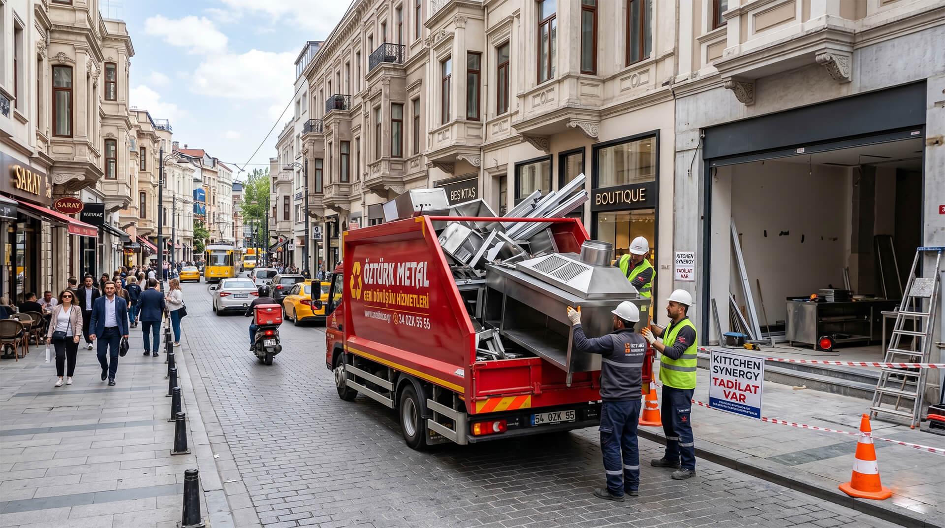 Beşiktaş hurdacı firması Öztürk Metal Etiler ve Ortaköy hurda alım aracı