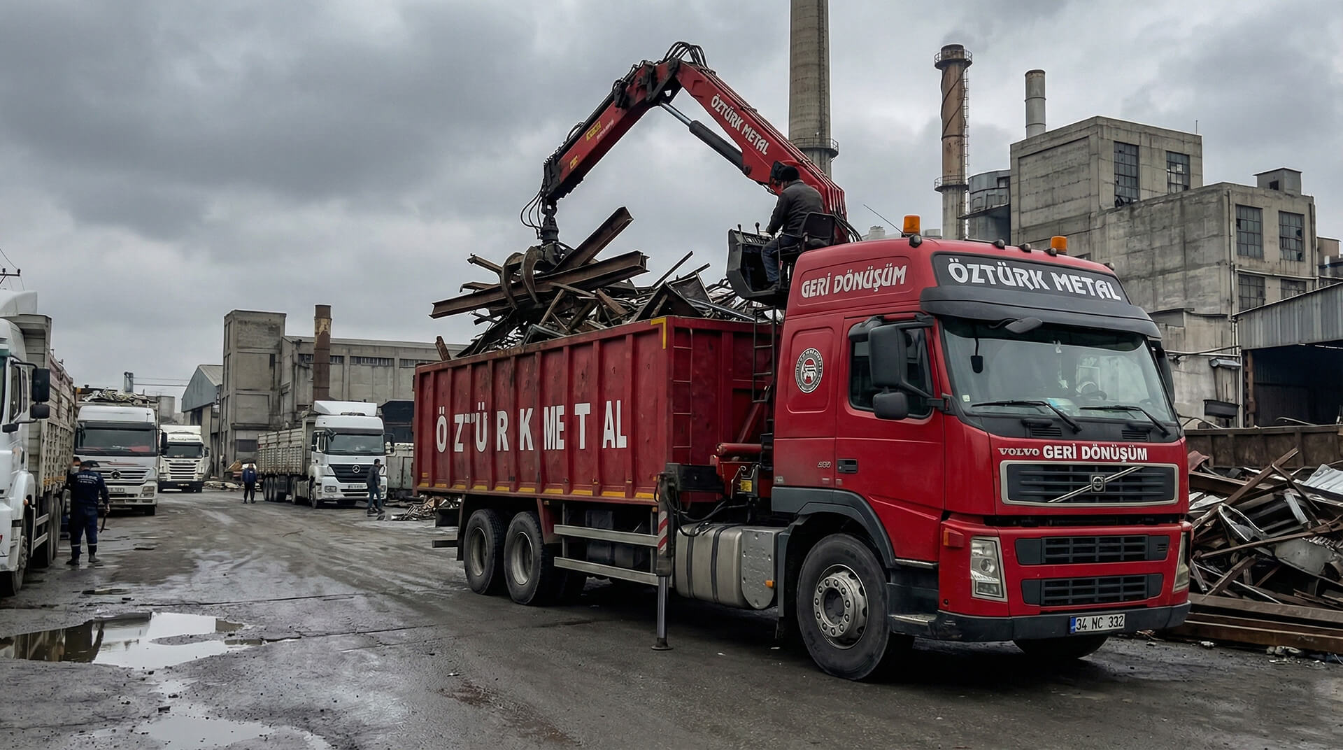 Esenyurt hurdacı firması Öztürk Metal Kıraç ve Haramidere fabrika hurda alım aracı