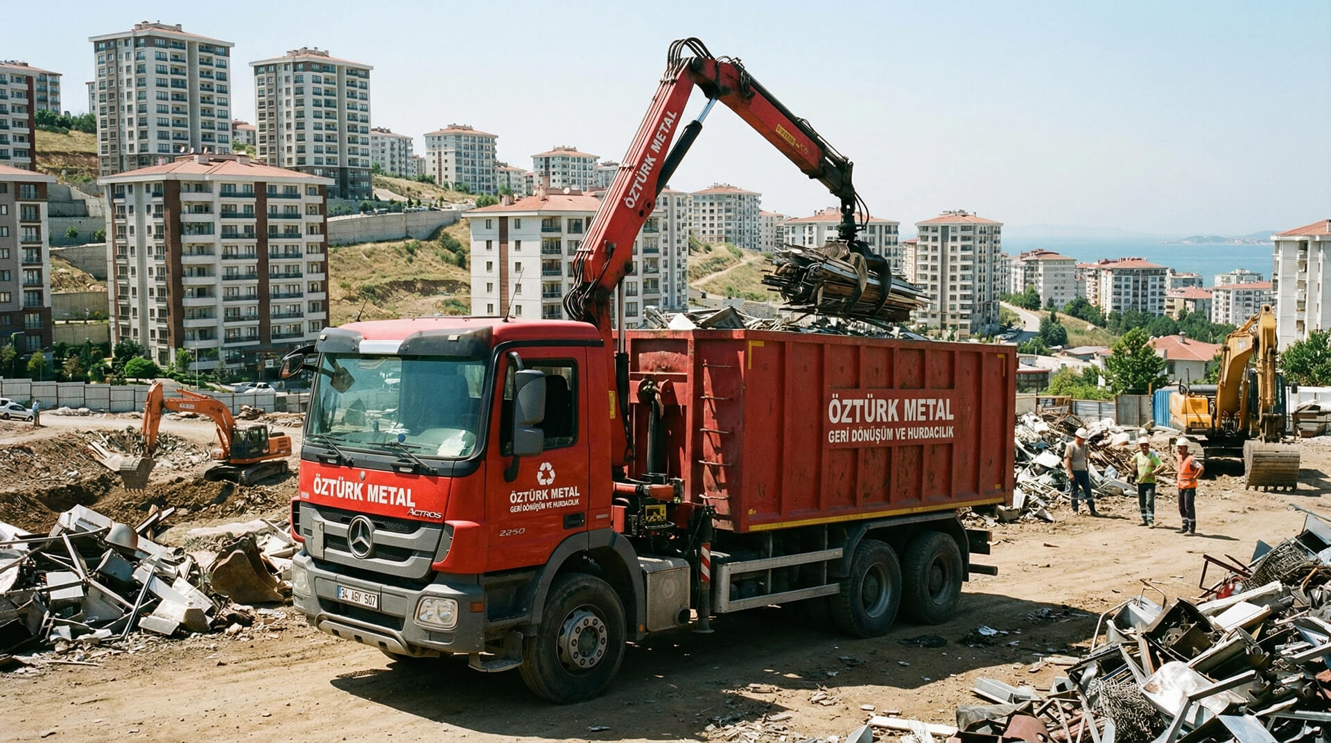 Maltepe hurdacı firması Öztürk Metal Zümrütevler ve Küçükyalı hurda alım aracı