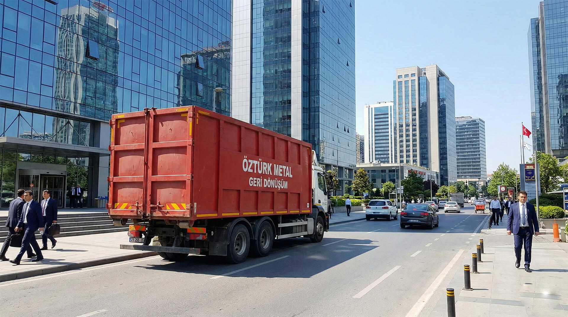 Sarıyer hurdacı firması Öztürk Metal Maslak plaza ve Zekeriyaköy villa hurda alım aracı