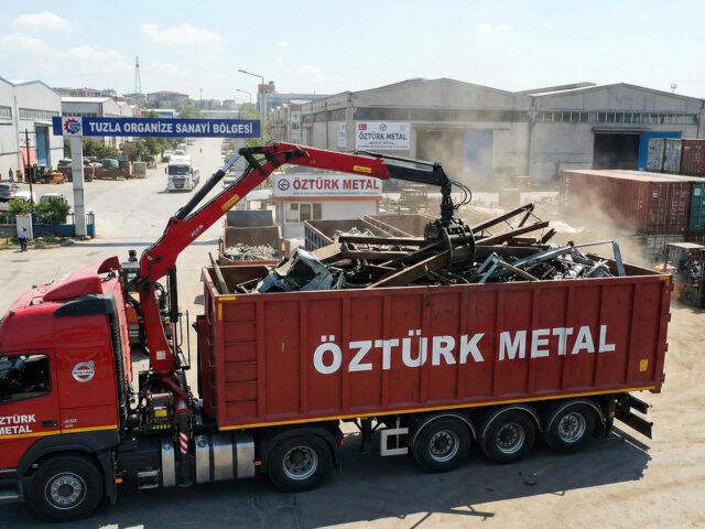 Tuzla hurdacı firması Öztürk Metal Deri OSB ve Kimyacılar Sanayi hurda alım aracı
