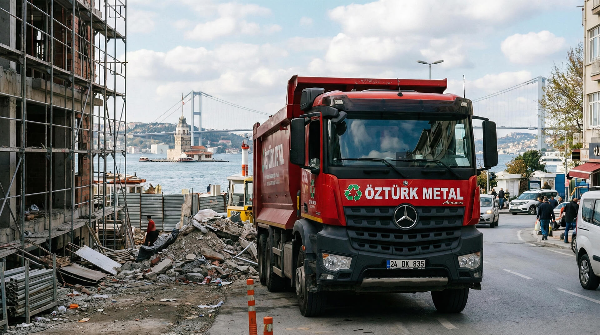 Üsküdar hurdacı firması Öztürk Metal Kirazlıtepe ve Altunizade hurda alım aracı