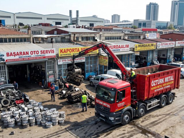 Seyrantepe hurdacı Öztürk Metal oto sanayi hurda motor ve jant alımı