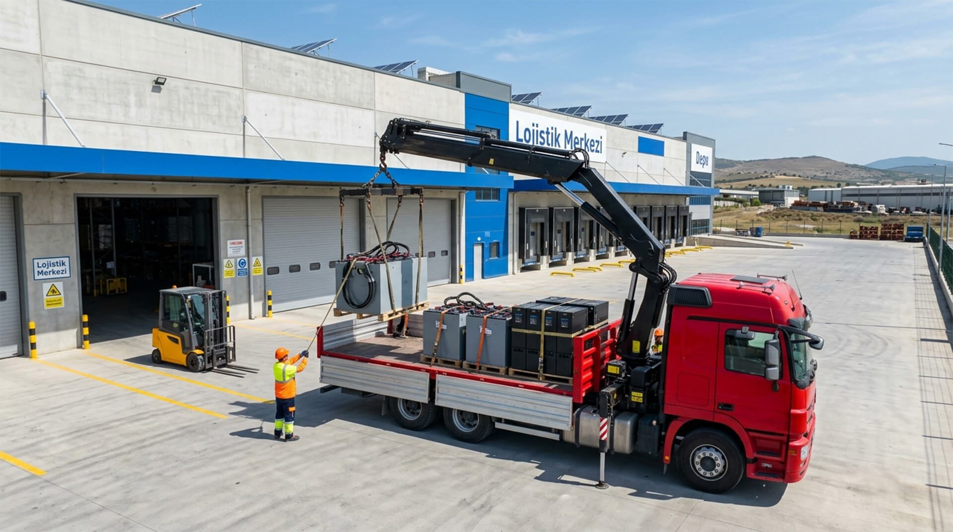 Endüstriyel hurda forklift aküsü, UPS aküleri ve kurşun alımı Öztürk Metal