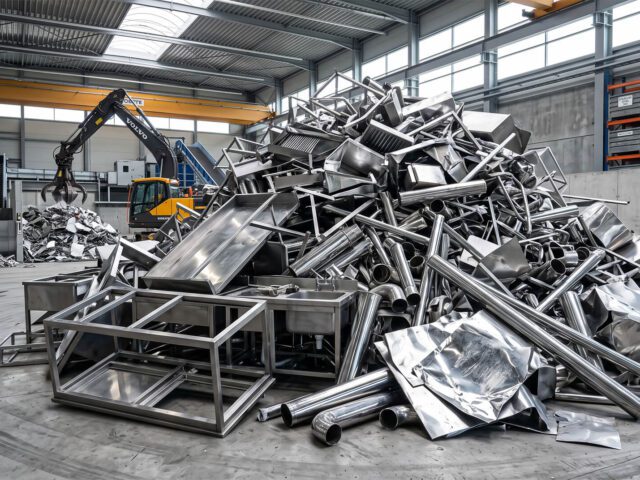 Hurda paslanmaz krom alımı 304 316 kalite endüstriyel mutfak hurdası Öztürk Metal