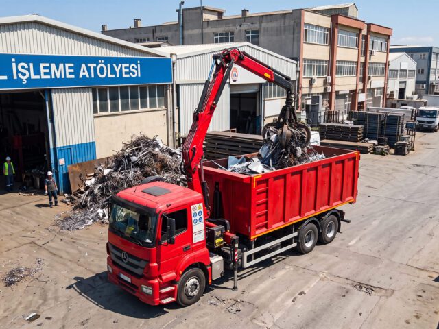 İkitelli OSB hurdacı Öztürk Metal Demirciler sitesi fabrika hurdası alımı
