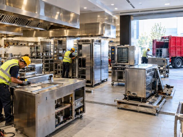 Endüstriyel mutfak hurdası alımı restoran ve otel sökümü Öztürk Metal