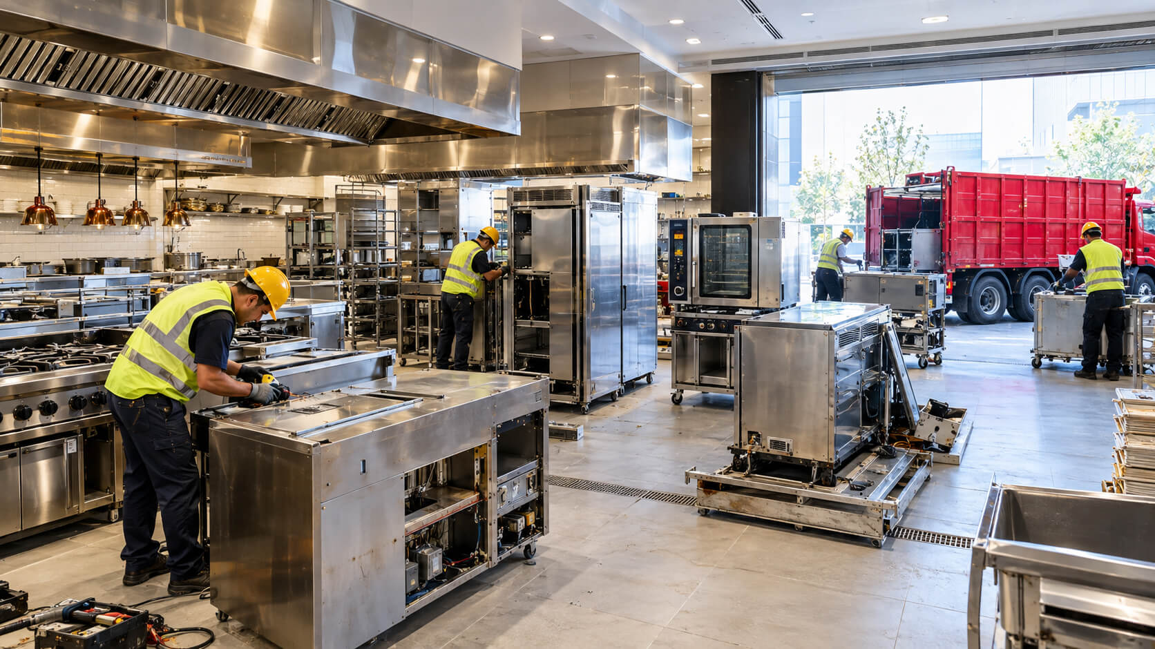 Endüstriyel mutfak hurdası alımı restoran ve otel sökümü Öztürk Metal