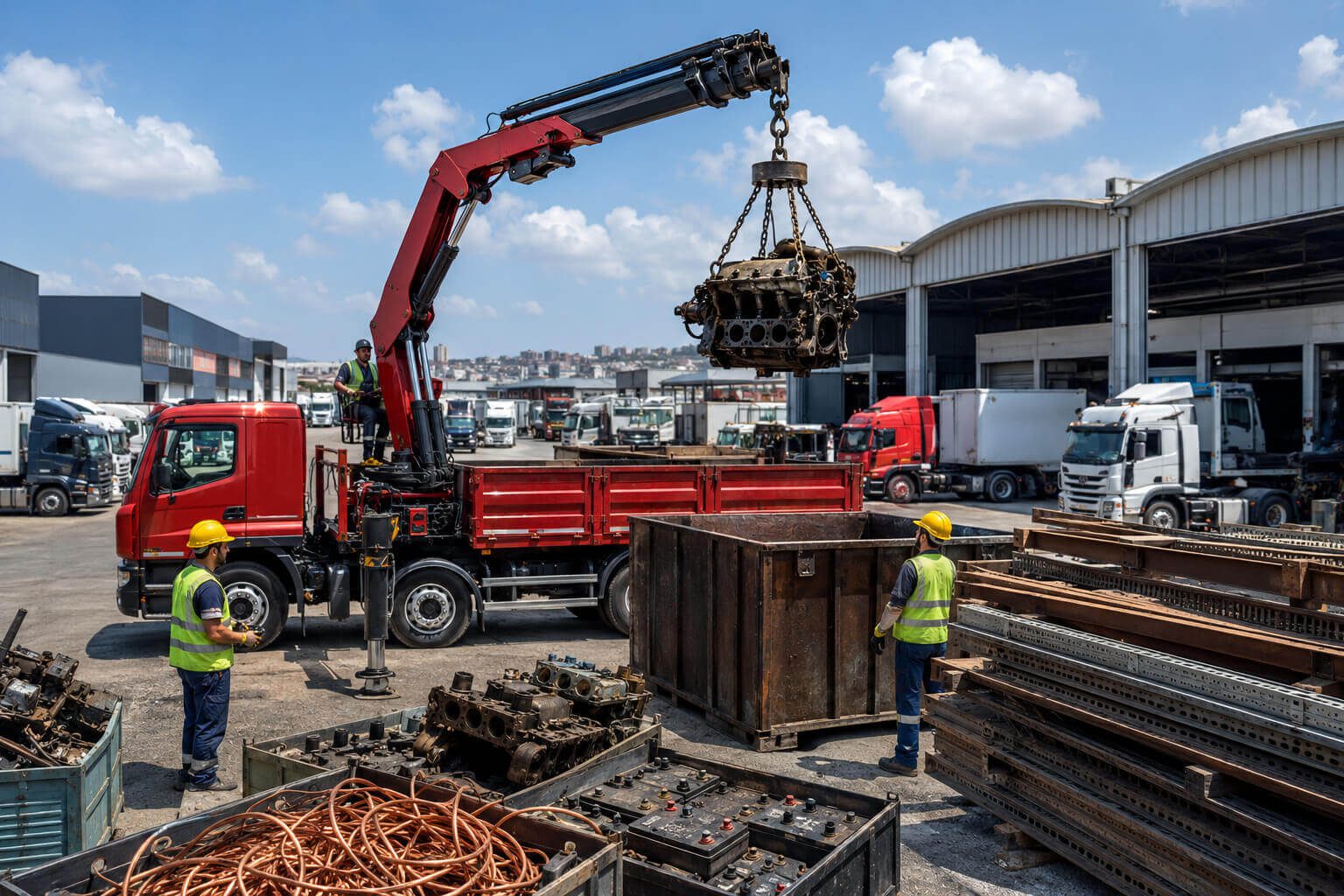 Topkapı hurdacı Yüzyıl matbaacılar sitesi alüminyum ofset kalıp alımı Öztürk Metal